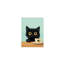 Cute Cat Drinks Coffee Canvas Art Print, Living Room, Bedroom Wall Decor-1779468674