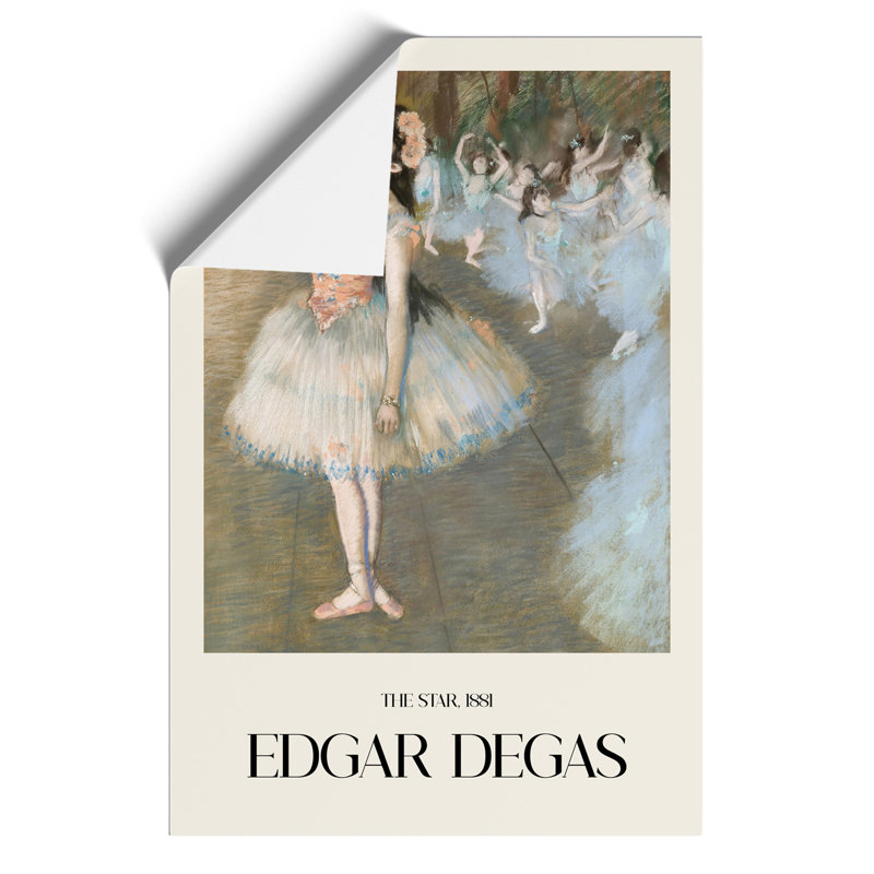The Star Print by Edgar Degas - Frameless Print, 42cm H x 30cm W x 0.1cm D