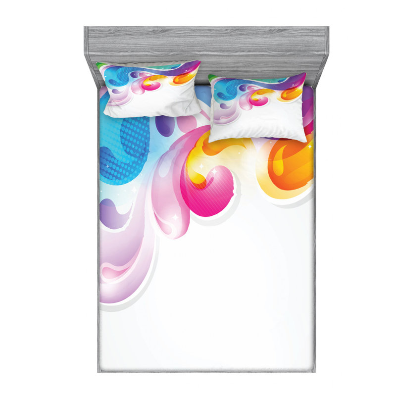 Microfiber Sheet Set, Full Sheet Set with Fitted Sheet