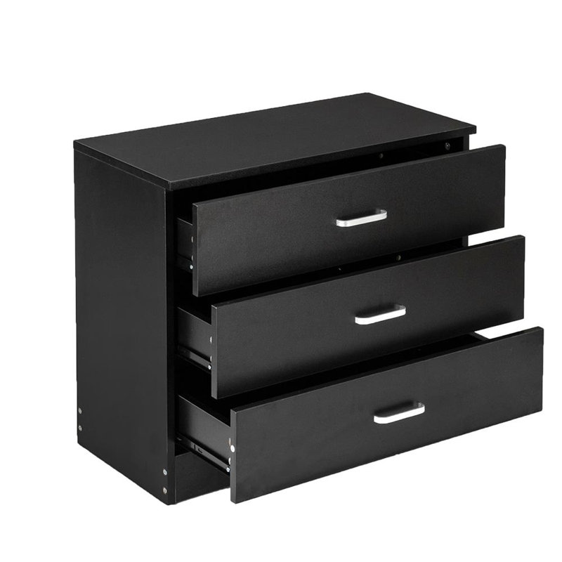 Dieppe 12.99'' W Nightstand, Black