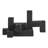 2 Piece Metal Tabletop Stacking Taper Candle Holder Set