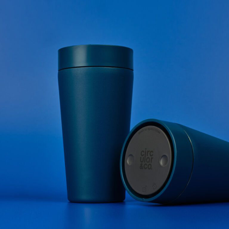 Circular&Co Circular&Co 12oz Stainless Steel Travel Mug 340ml Vacuum Insulated Recycled Stainless Steel Travel Mug, 12oz