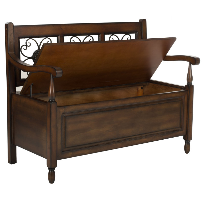 Wood Storage Bench