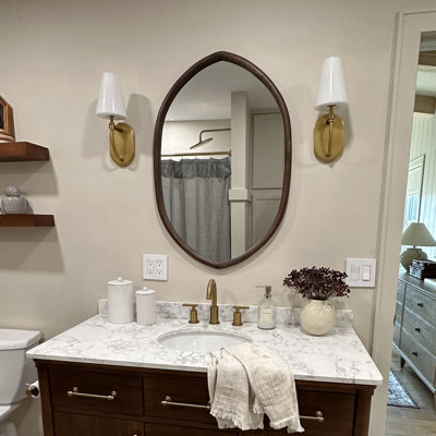 Danielle Oak Oval Mirror