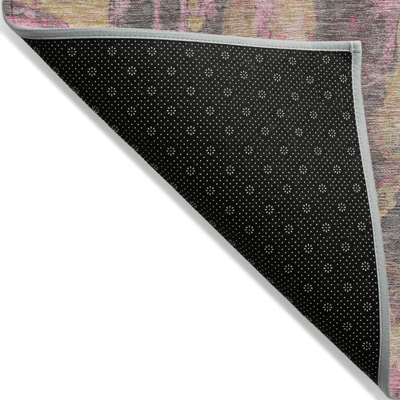 Tapis intérieur / extérieur lavable à la machine Xhevrie, Rectangle 10 pi x 14 pi
