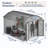 10 ft. W x 12 ft. D Metal Storage Shed