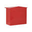 Mersey Wall Mounted Galvanised Steel Lockable Weatherproof Post Box - 39x35x20cm-64111963