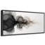 Grande impression sur toile encadrée - reproduction abstraite neutre pour décoration murale minimaliste moderne-116848302-116848304