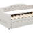 Upholstered Daybed Twin XL Size, Sofa Bed With LED Belt And Trundle, Linen Tufted Day Bed-835330800