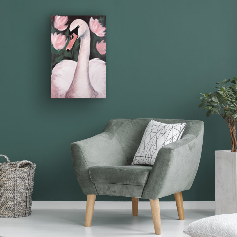 «Bolan Treechild Swan In The Pond», reproduction sur toile, H 24 po x l 16 po x P 2 po