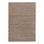Tapis en jute et en coton tissé à la main - tapis naturel, tapis décoratif de ferme pour salon, chambre à coucher ou entrée, gris foncé 8 pi x 10 pi