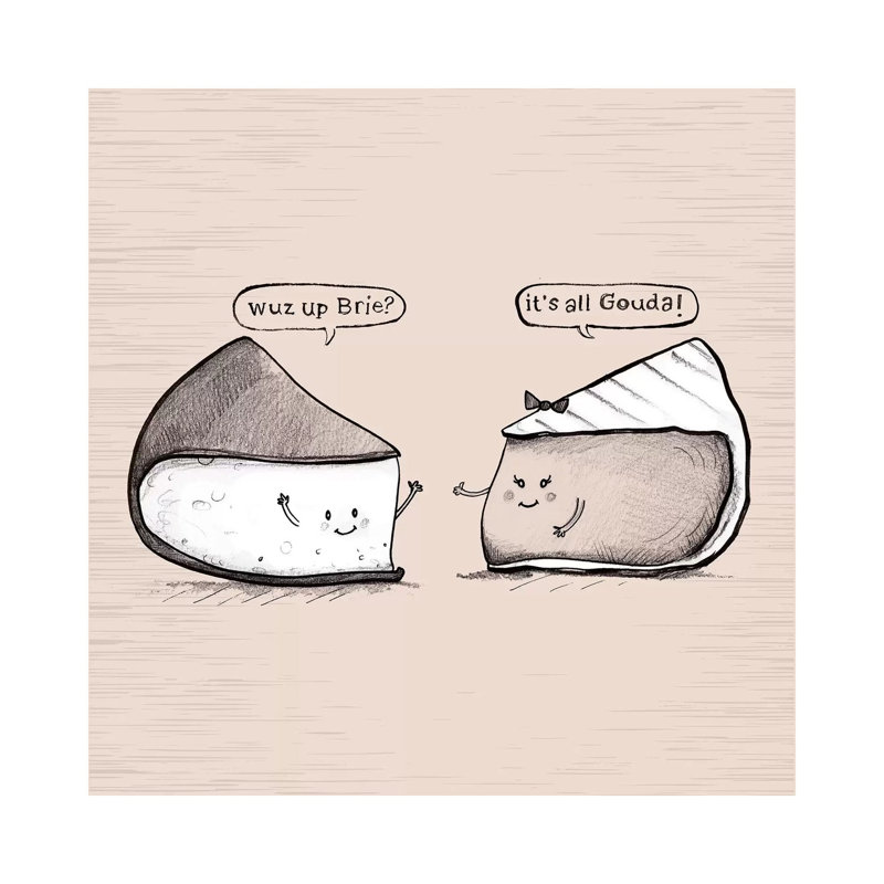Very Punny X by Arrolynn Weiderhold - Wrapped Canvas Print
