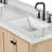 Cambridge Double Bathroom Vanity with Carrara Marble Top-107291020