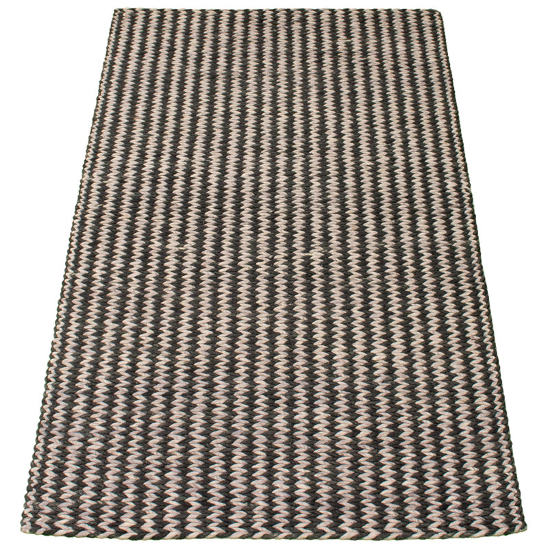 Tapis oriental rectangulaire en laine tressé à la main 4 pi 10 po x 8 pi Baltierra