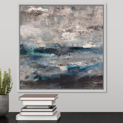 « vibrant vagues », peinture sur toile