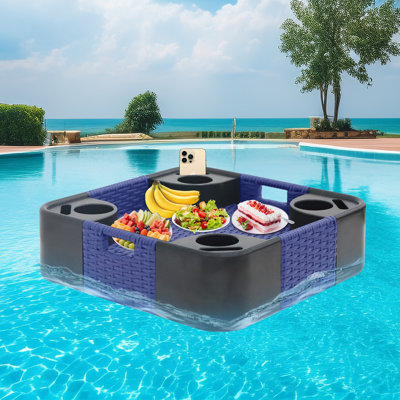 Wicker Floating Tray, Serving Tray for Pool ,Hot Tub Floating Tray