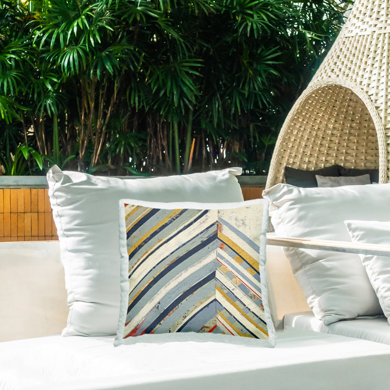 Geometric Outdoor Throw Pillow