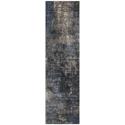 Yoshino Washable Abstract Indoor / Outdoor Rug