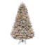 Arbre de Noël artificiel épinette enneigé 7,5 pi Idaho