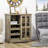 Versatile Sideboard Cabinet with Sliding Door and Abundant Storage Space