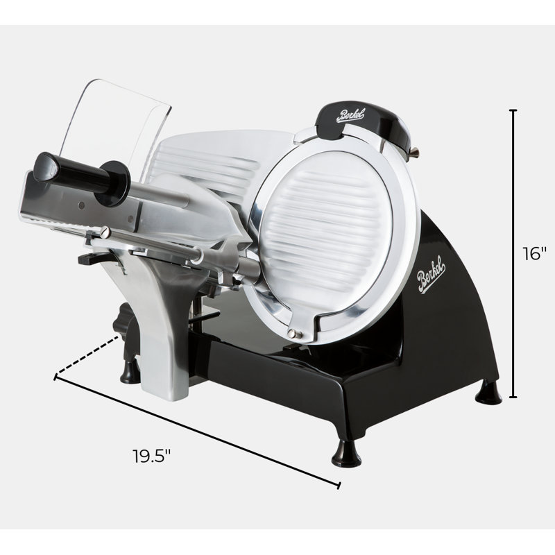Red Line 250 Electric Food and Meat Slicer with 10-inch Blade for Home, Black