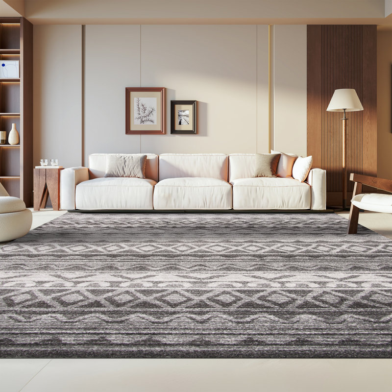 Finney Performance Geometric Rug, Rectangle 8' x 10'