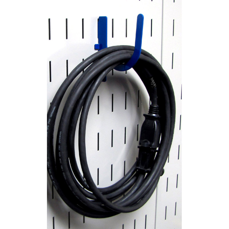 Metal Pegboard Accessory Kit, Blue