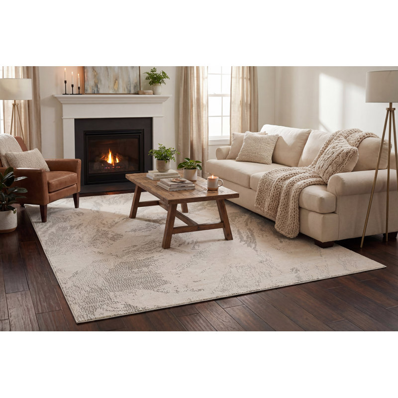 PENTA 6320-190 CREAM/IVORY, Rectangle 7'10" x 10'10"