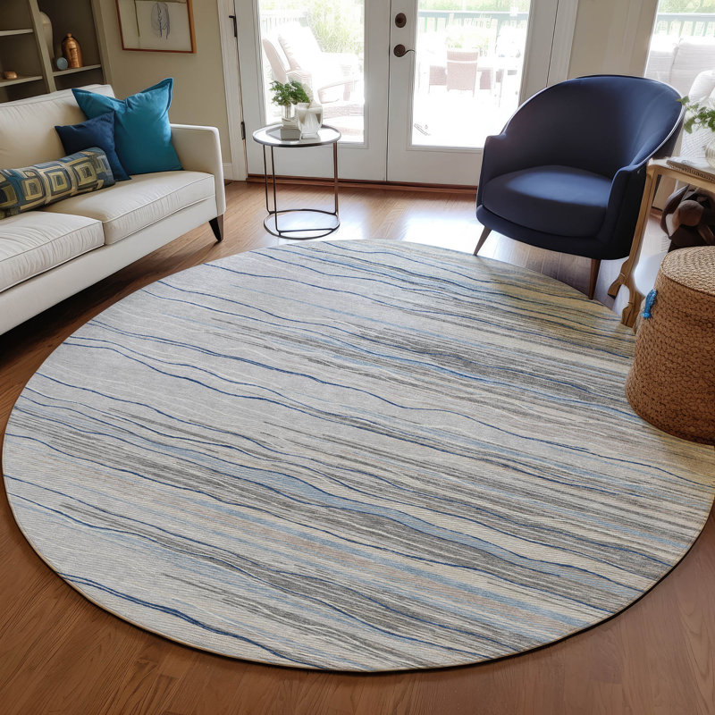 Tapis intérieur / extérieur gris Ayra , 2 pi 6 po x 3 pi 10 po