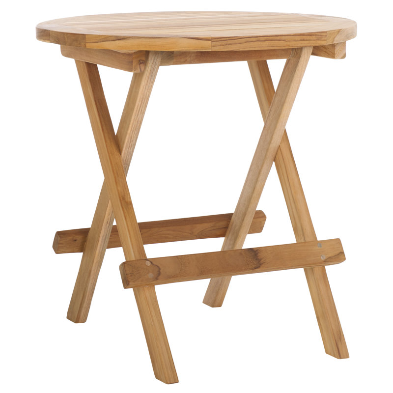 Tusarora Solid Teak Folding Round Table
