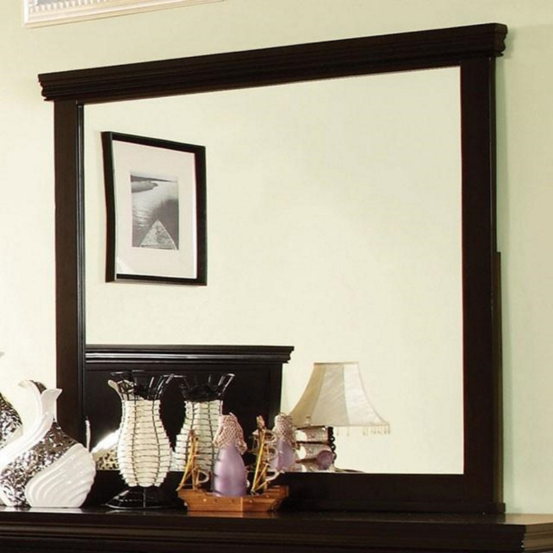 Miroir de commode traditionnel épicéa Maser