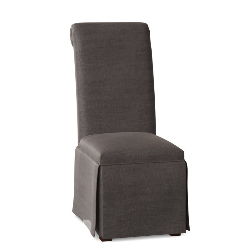 Susanna 20.25'' H Upholstered Side Chair, Black Satin, 5613-082