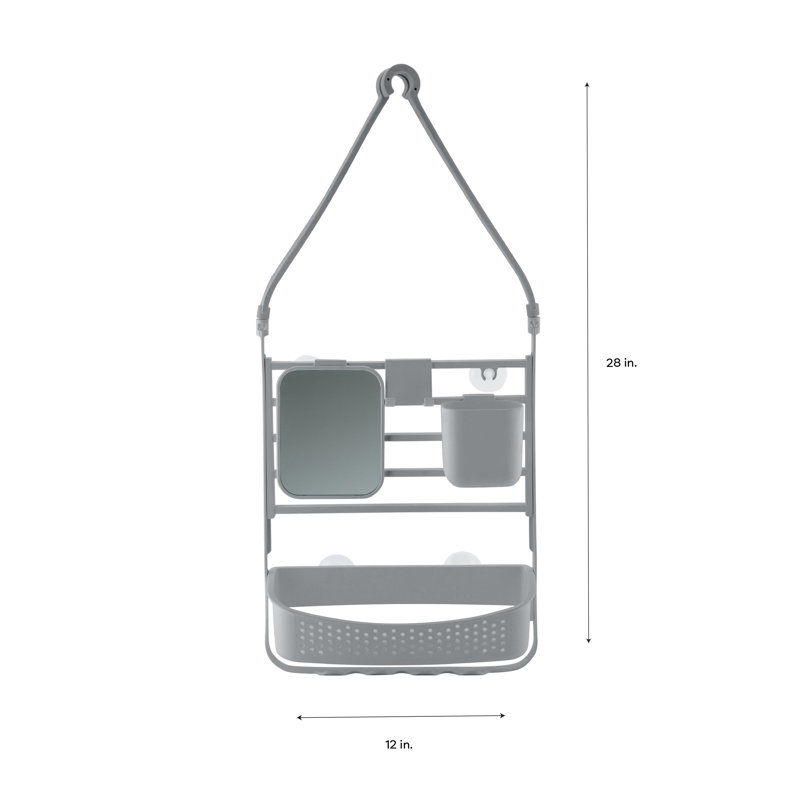 Serviteur de douche suspendu , Gris