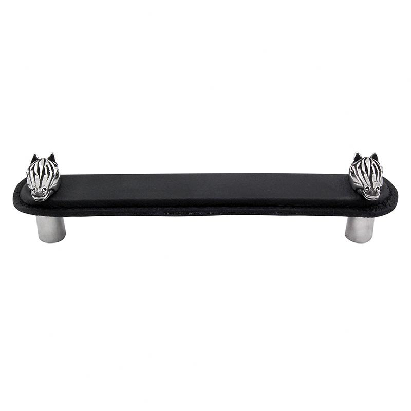 Equestre 3" Center to Center Bar Pull, Vintage Pewter, 3''