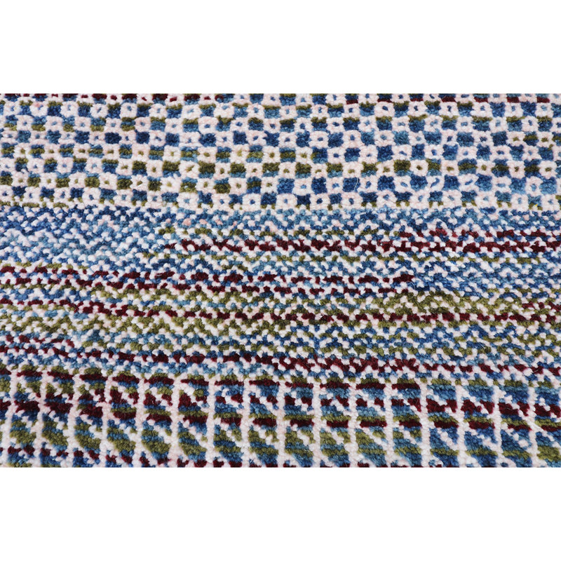 Striped Area Rug in Pink, Rectangle 8' x 10'