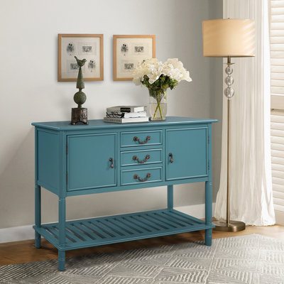 Solid Wood Credenza Desk