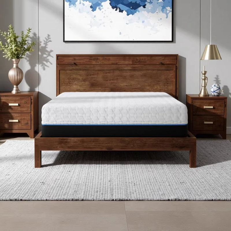14 Inch Copper Infused Plush Memory Foam California King Mattress, California King