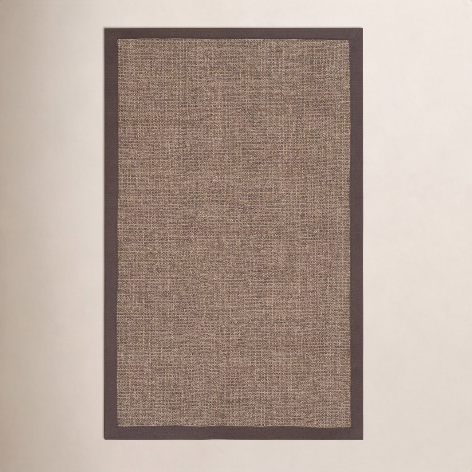 Brown Hand-Woven Jute Rug, Rectangle 9' x 12'