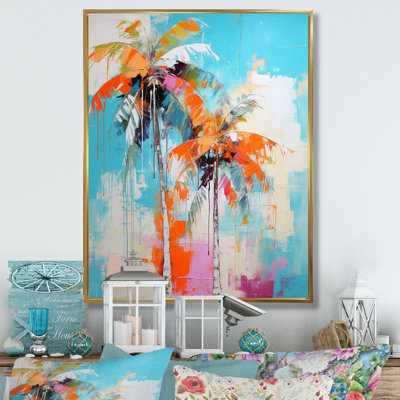 Ibarhim Palm Trees VI sur impression sur toile