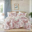 Premium Seersucker Bedding Sets, Microfiber Comforter, Botanical Style For Year-round Comfort