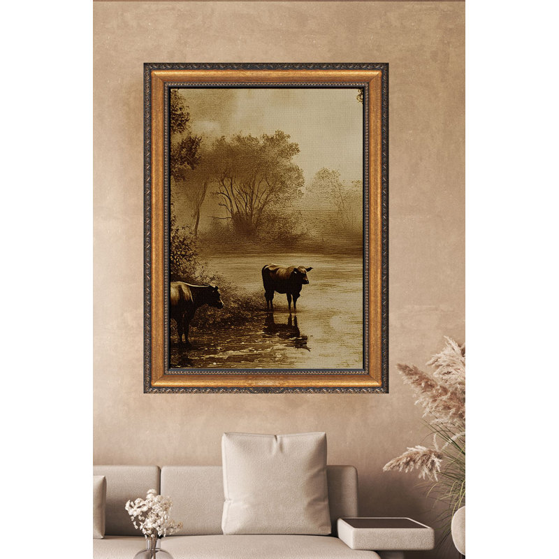 Superbe peinture sur toile, 15,7 po x 23,6 po | 50% polystyrène et 50% toile polyester, épaisseur: 1,2 po | Facile à suspendre au mur avec pièce arrière | Parfait pour les amateurs de décoration intérieure et d'art