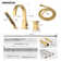 1 Handle Deck Roman Tub Faucet with Diverter