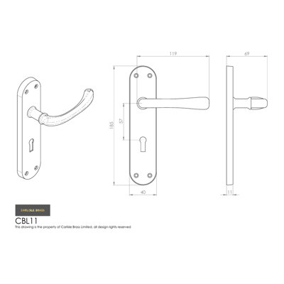Ibra Lock Door Handle