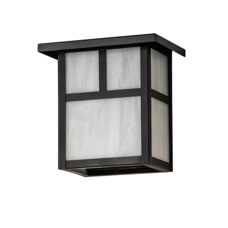 Hyde Park Wall Light, 8" H x 8" W x 6" D, White