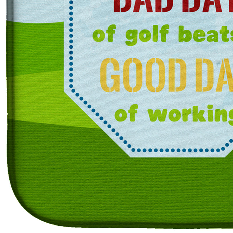 Une mauvaise journée au tapis de séchage golf