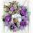 Faux Hydrangea 18'' Wreath