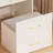3 in 1 Vanity Desk with open Top Mirror,Small Make Up Vanity Set with Visible Glass Desktop,Makeup Vanity with 3 Drawers
