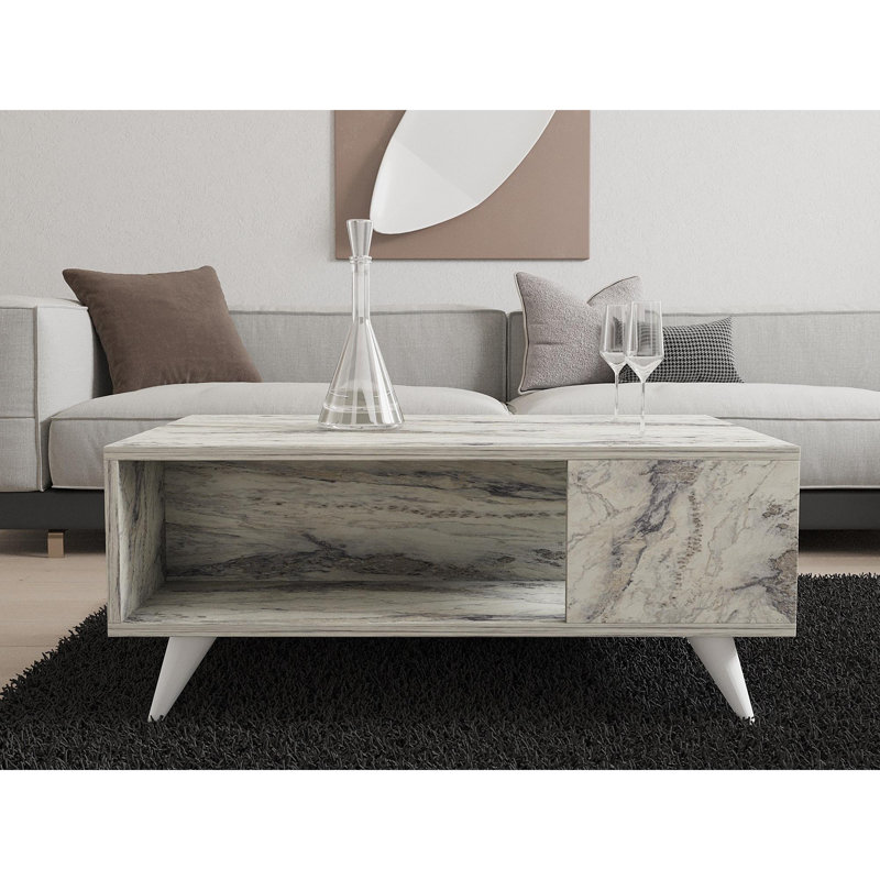 Glorias Coffee Table, Freesia Marble