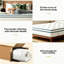 Knitted Fabric Cover Pocket Sprung Mattress Medium Firm Breathable Support Mattress -126129525