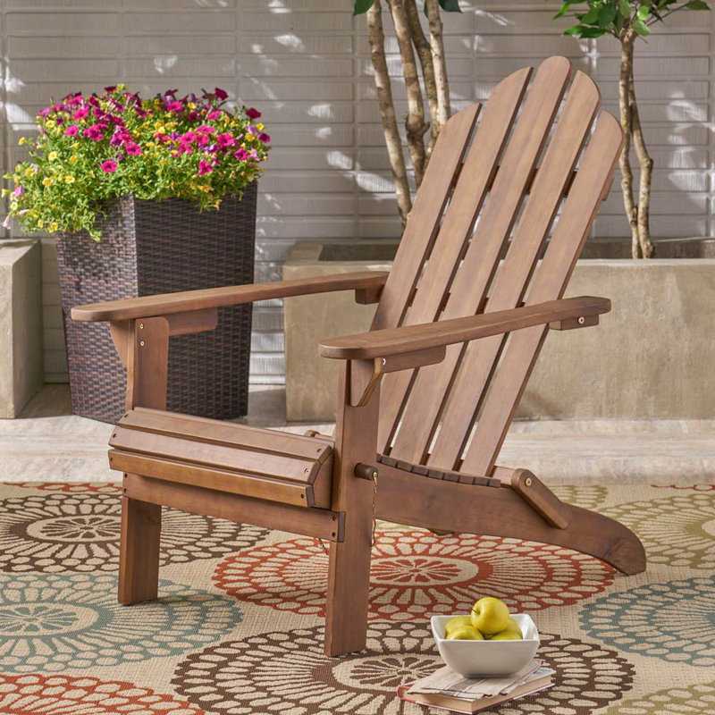 Outdoor Wood Adirondack Chair